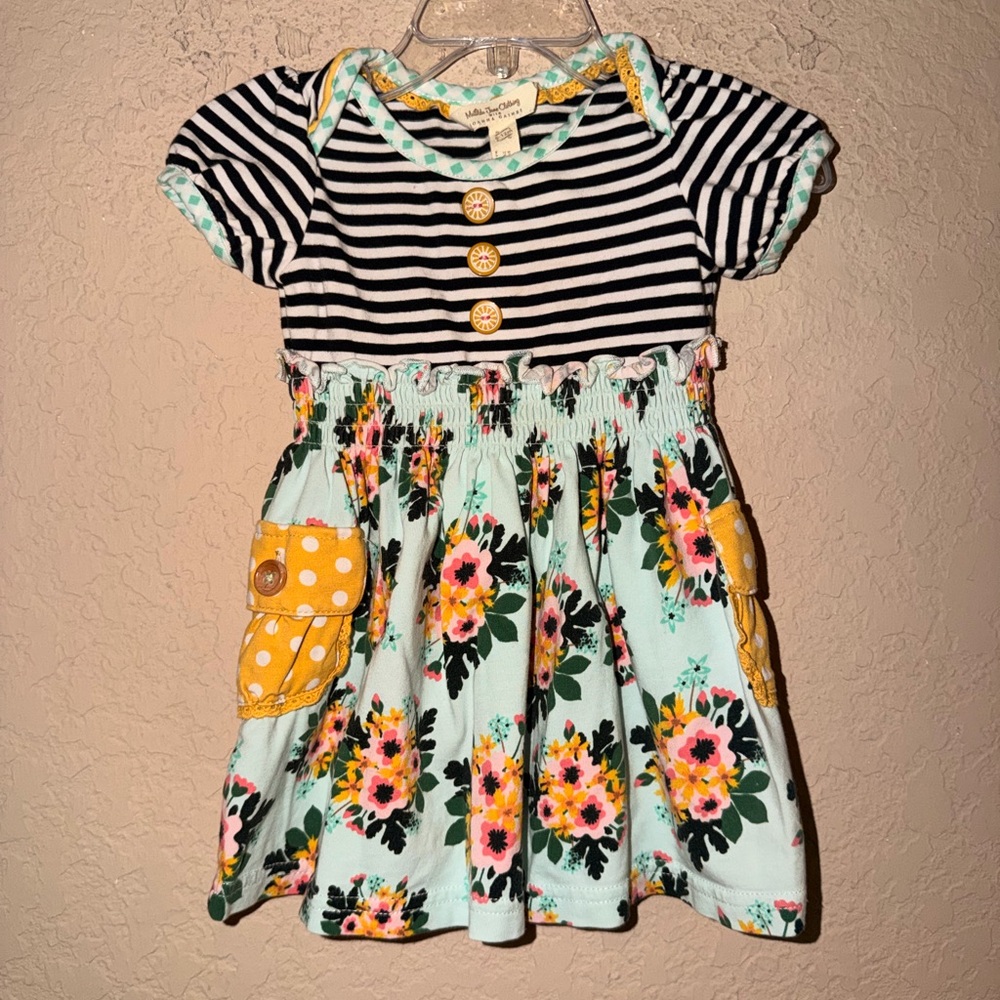 Matilda Jane Joanna Gaines Duckling Dress/Tunic Top- Size 12 Months
